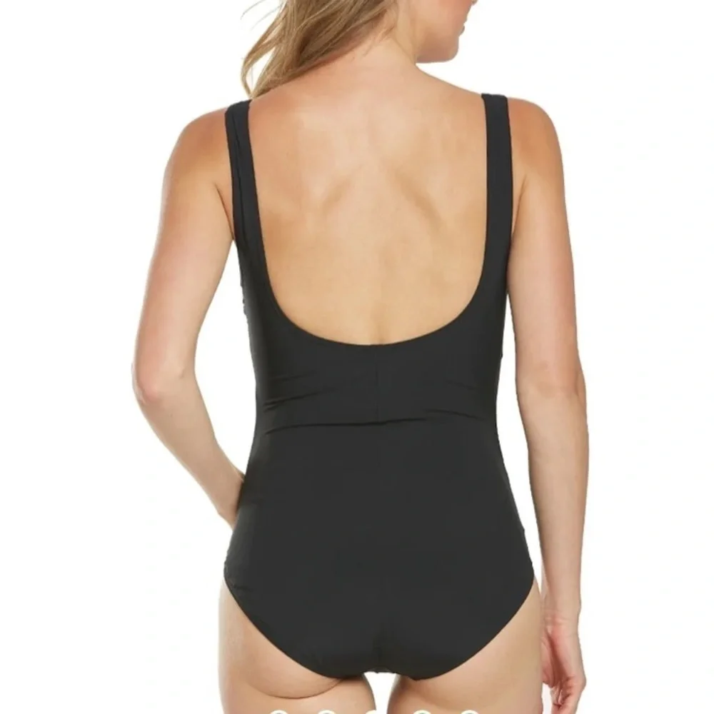 Contours Underwire Keepsake Pavillion Draped One Piece Swimsuit - Picture 2 of 13